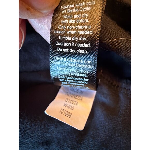 Nuuds Black Cotton Crewneck T-Shirt L Casual Wear Workout Minimalist - Picture 5 of 6